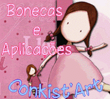 BONECAS E APLIQUES DE PANO