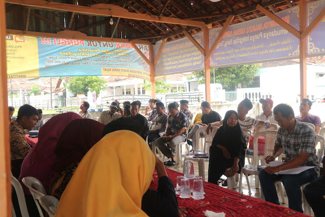 Sosialisasi Kelompok Sadar Wisata (POKDARWIS) Desa Telaga Biru, Kecamatan Tanjung Bumi, Kabupaten Bangkalan