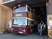 F69SYE prepares to depart from the Earlsfield premises of Big Bus Tours (dscf )