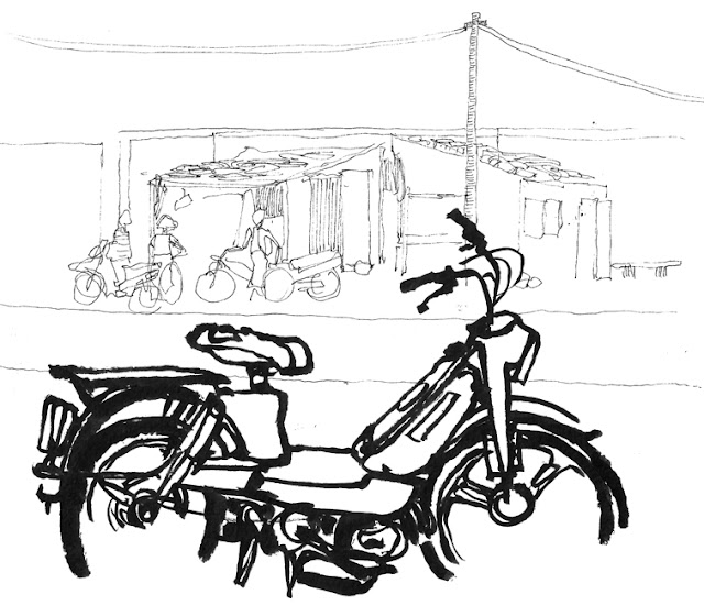 Croquis à Ouagadougou, Burkina Faso.