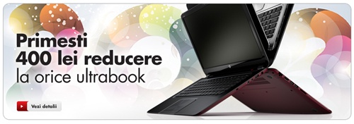 Clic sa vezi promotia 400 lei reducere la orice Ultrabook