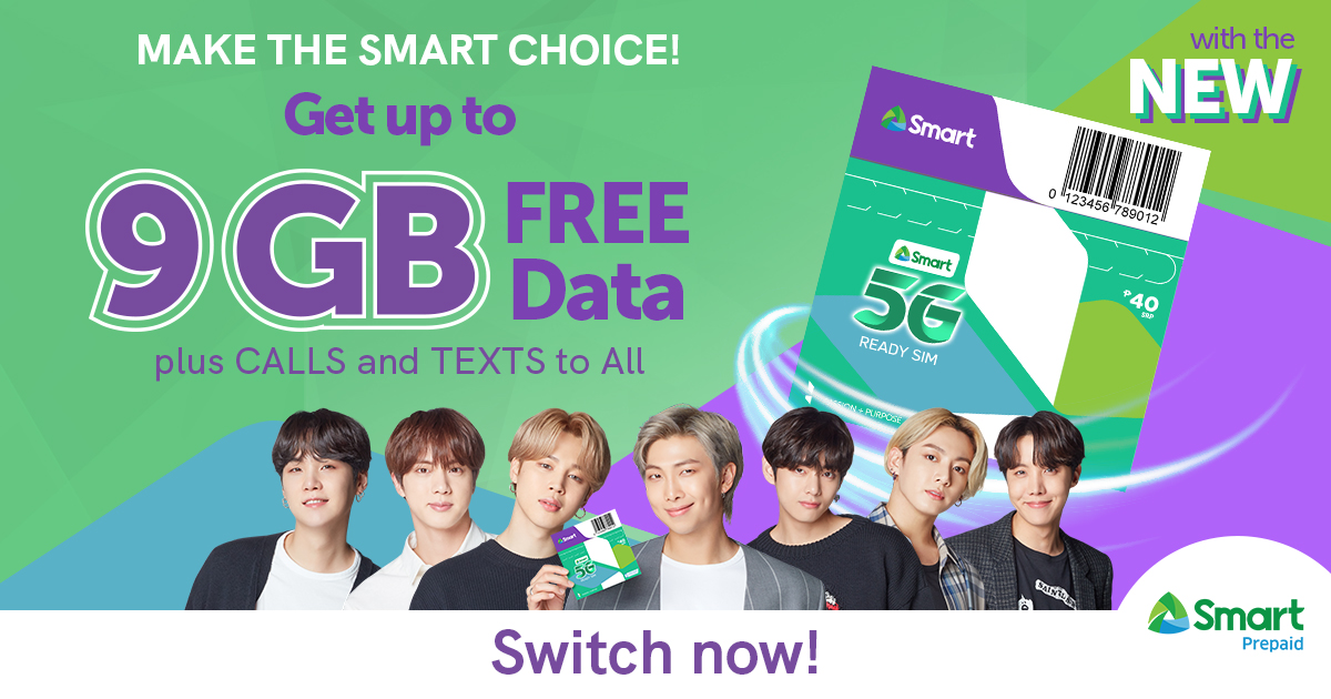 Smart GigaHello Freebies, Smart BTS