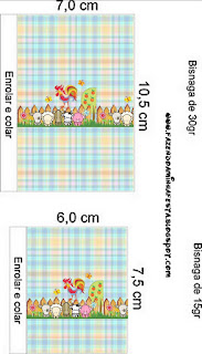 Baby Farm in Light Blue Free Printable  Labels.