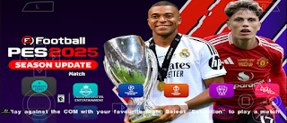 Download eFootball PES Camera PS5 New Kits 2025 PPSSPP And Latest Transfer Best Graphics HD English Version