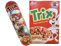 The Cereal Bowl - Breakfast Cereal Parody Skate Art from the Early 1990's Onward