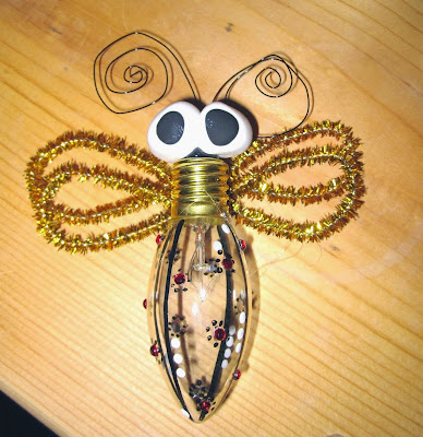 creative light bulb craft project