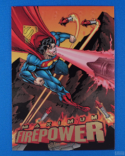 1996 Fleer/SkyBox : DC Outburst - MF 3 - Superman Turns Up the Heat