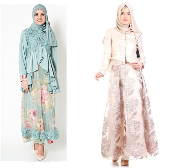 Model Baju Muslim Modern Kebaya Pesta Terbaru 2017/2018
