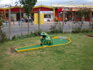 Crazy Golf course in Towyn