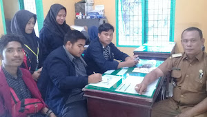 20 orang Mahasiswa KKN UMTS 2019 Terima Arahan Dari Lurah Sitamiang