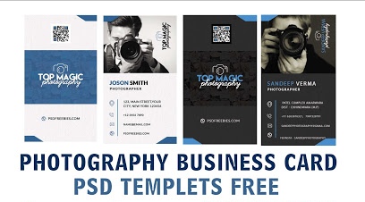 Photography Busniness Card PSD Templets Free Download