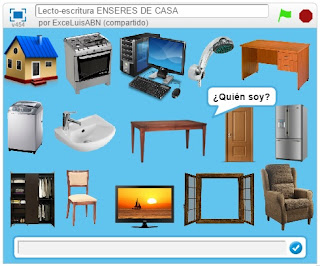 Lecto-escritura Enseres de casa.