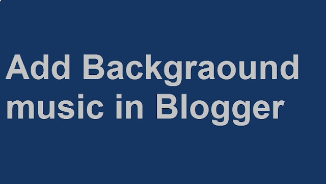  How to Add Background Music to Your Web Page Or Blogger  With Music Control