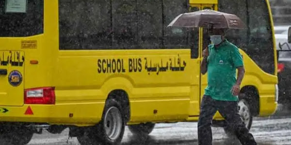 Rain | യു എ ഇയിൽ പരക്കെ മഴ; സ്‌കൂൾ, കോളജ്, നഴ്‌സറി വിദ്യാർഥികൾക്ക് ഓൺലൈൻ പഠനം; ജാഗ്രതയിൽ രാജ്യം