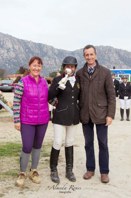 Eva Villeta & Regidor Gon. Campeones de la prueba de caballos de 5 años