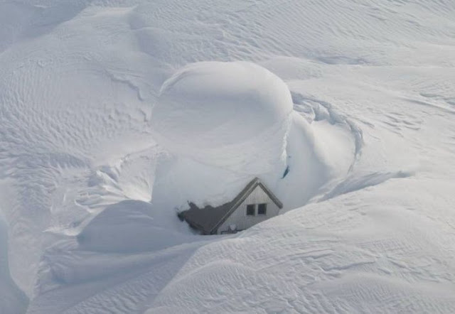 House in Snow