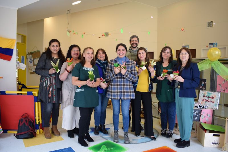 Jardín Infantil Dos Esteros recibe reconocimiento a la innovación pedagógica
