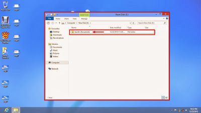 Learn how to hide files and folders in windows 8 step8