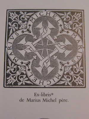 Ex-libris de Marius Michel, relieur