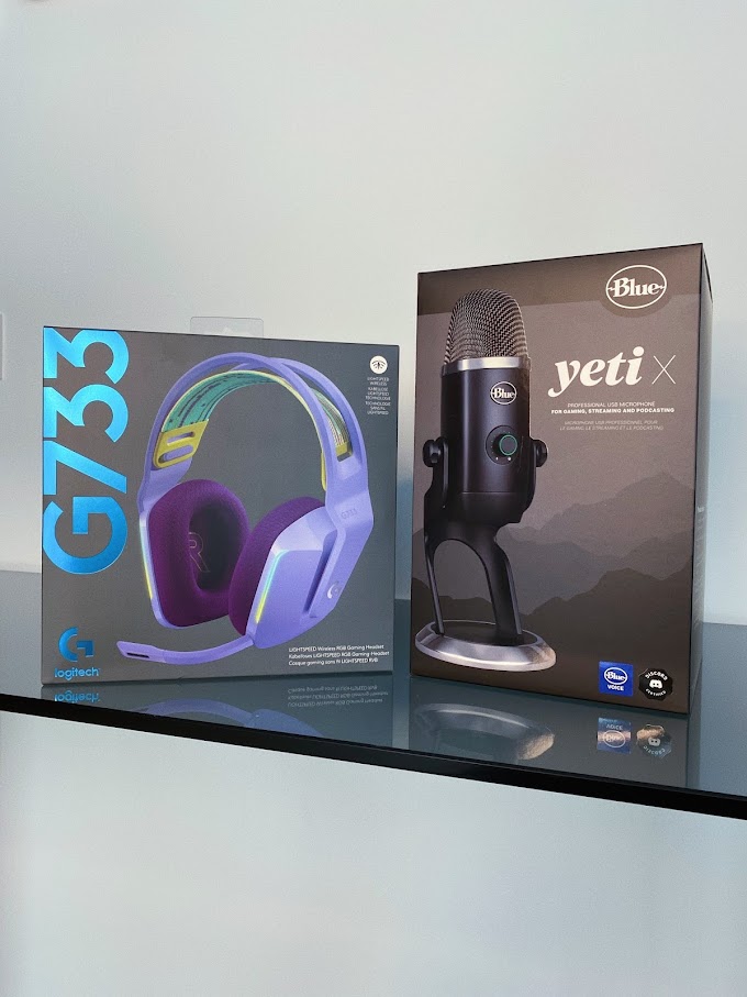 Sorteio Headset Gamer G733 ou Microfone Blue Yeti X