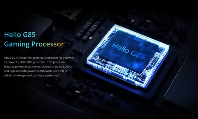 realme narzo 20 processor