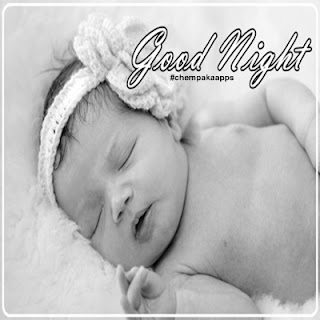 Good night images with cute babies