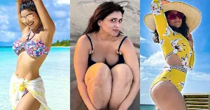 bigg boss  contestant actress bikini swimsuit