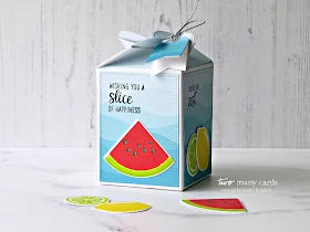 Sunny Studio Stamps: Slice Of Summer Lemon Lime & Watermelon Wrap Around Gift Box