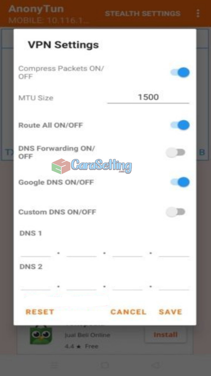Setting Internet Gratis / Internet Gratis: Update Setting ...