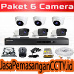 Paket Pasang CCTV 6 Kamera