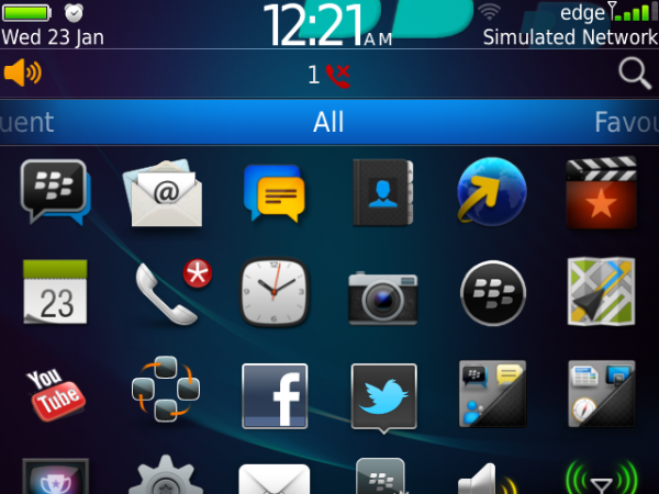 BlackberryVzla: Mini Banner Live 10 tema para BlackBerry 