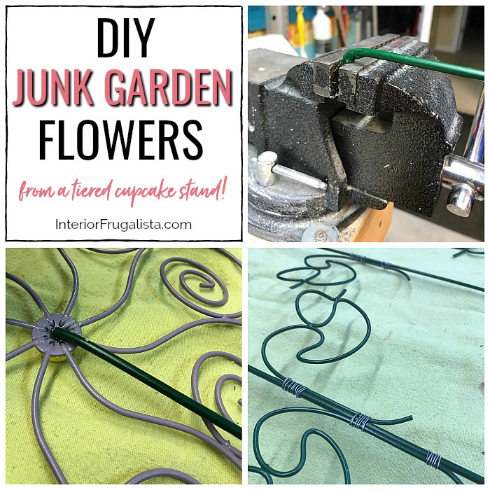 DIY Junk Garden Flowers