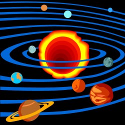 dessin des planètes du système solaire