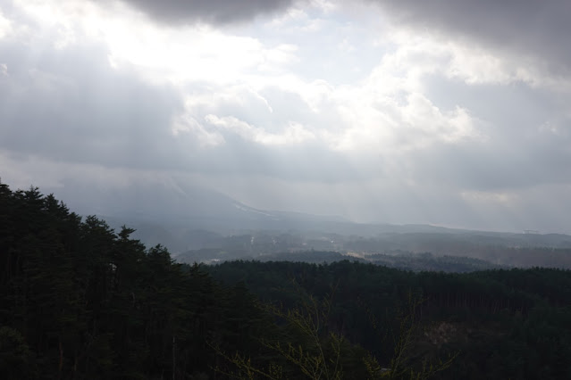 鳥取県米子市淀江町本宮 山道からの眺望