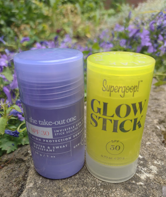 Hello Sunday The Take-Out One Sunstick & Supergoop! Glow Stick - SPF On the go