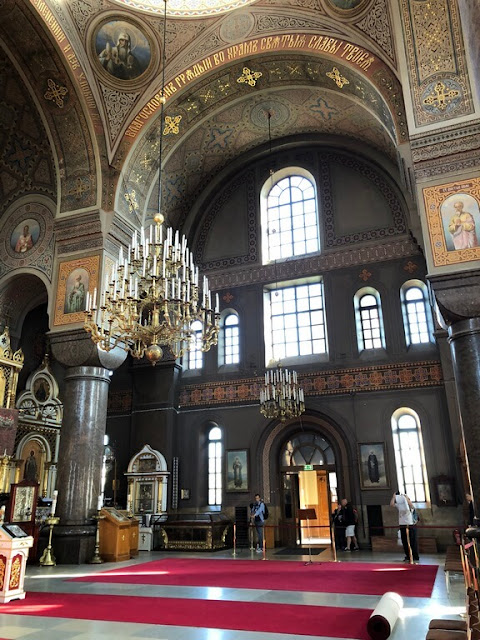 Interior da Catedral Uspenski (Uspenskin Katedraali) - Finlândia