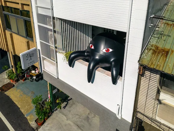 ▲走讀藝術節作品美獸躲貓貓。（資料照片／彰化縣文化局提供）