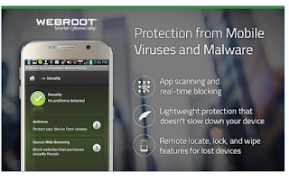 Proteksi Webroot SecureAnywhere Antivirus for android