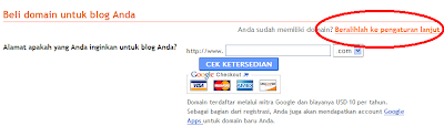 Setting Domain Co.Cc di Blogspot+Redirect