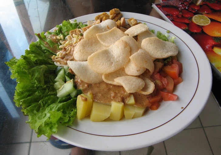 CARA MEMBUAT GADO GADO KOMPLIT BUMBU KACANGNYA