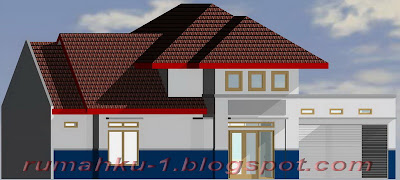 desain rumah minimalis 2 lantai rumah type 155/300