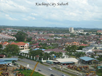 Skyline of Kuching Suburb