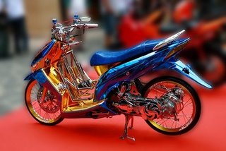  foto gambar modifikasi honda vario crom elegan