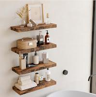Rustic Floating Shelves