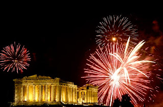 Athens New Year's Eve 2009