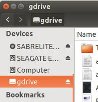 Google Drive OCamlFUSE Ubuntu Linux