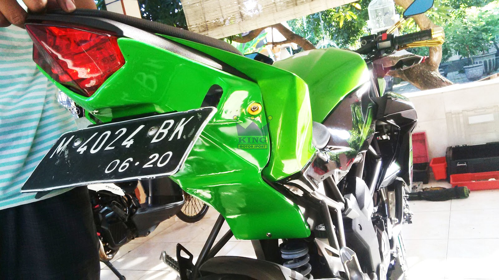 Modifikasi Motor UNDERTAIL NINJA 250 RR MONO