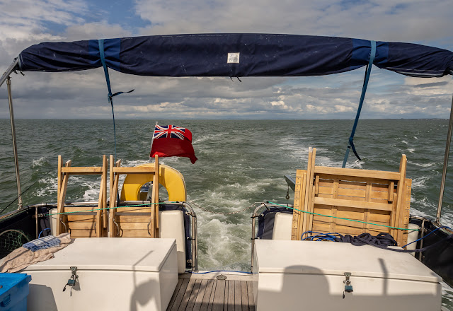 Photo of Ravensdale returning to Maryport after our fishing trip