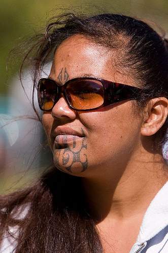 maori face tattoo