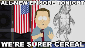 Al Gore dresses up as ManBearPig and sneaks up on the boys. Stan suspects that Al Gore is a lonely old man who's just trying to make some new friends.